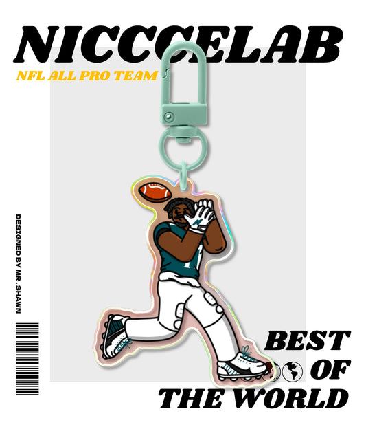 Football Player Acrylic Keychain For NICCCELAB